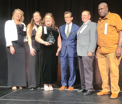 Founder's Yard team accepts community of the year award in Charleston, SC
